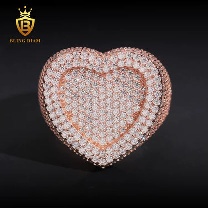 Heart-Shaped Moissanite Ring