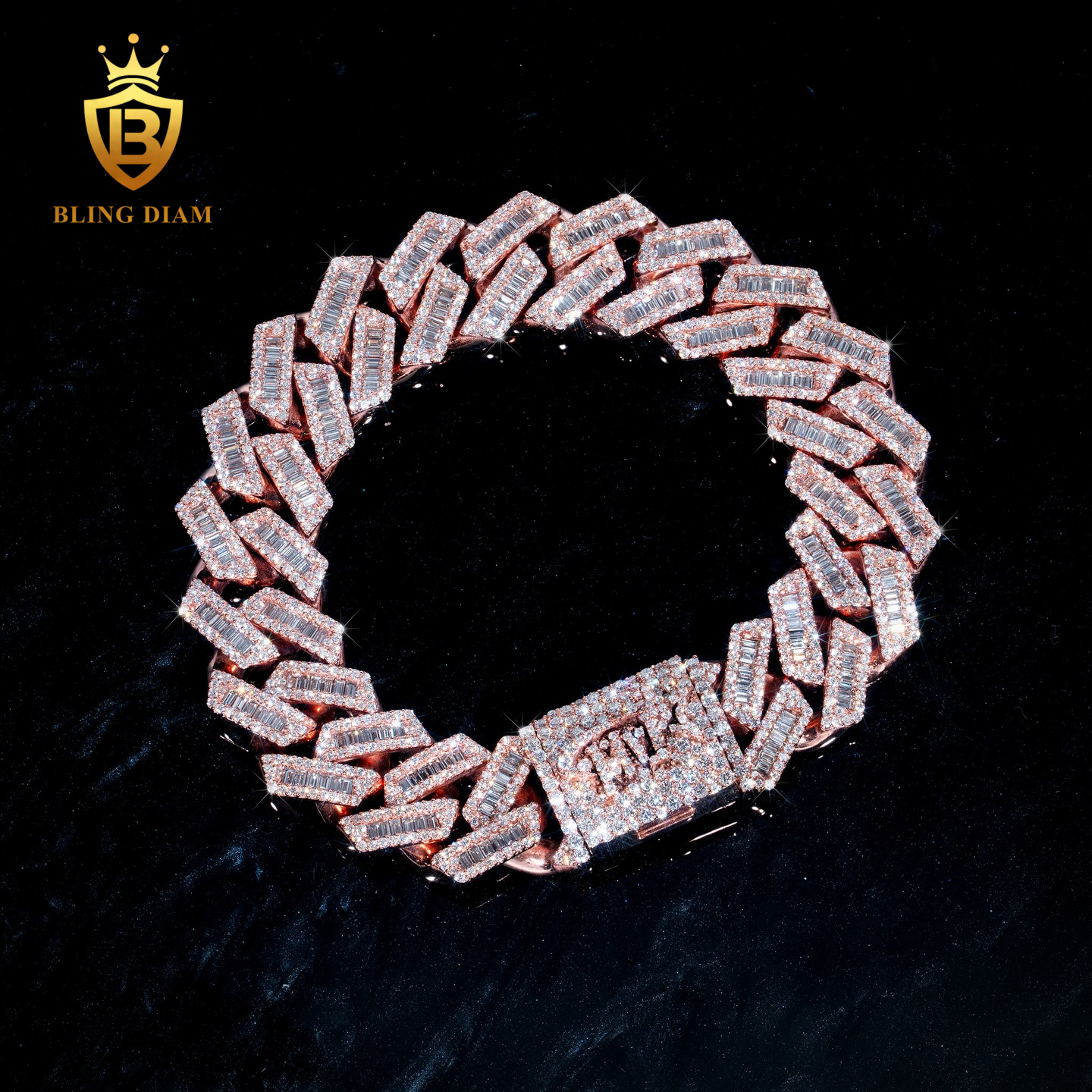 Rose Gold Cuban Link Bracelet
