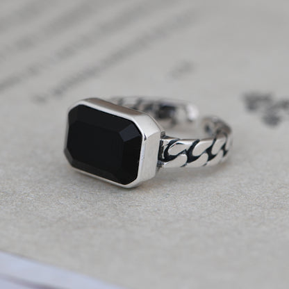 Zircon Inlay ring