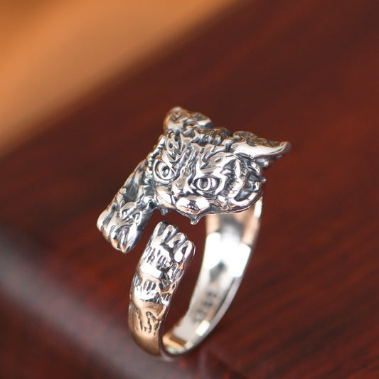 Cartoon Kitten Ring