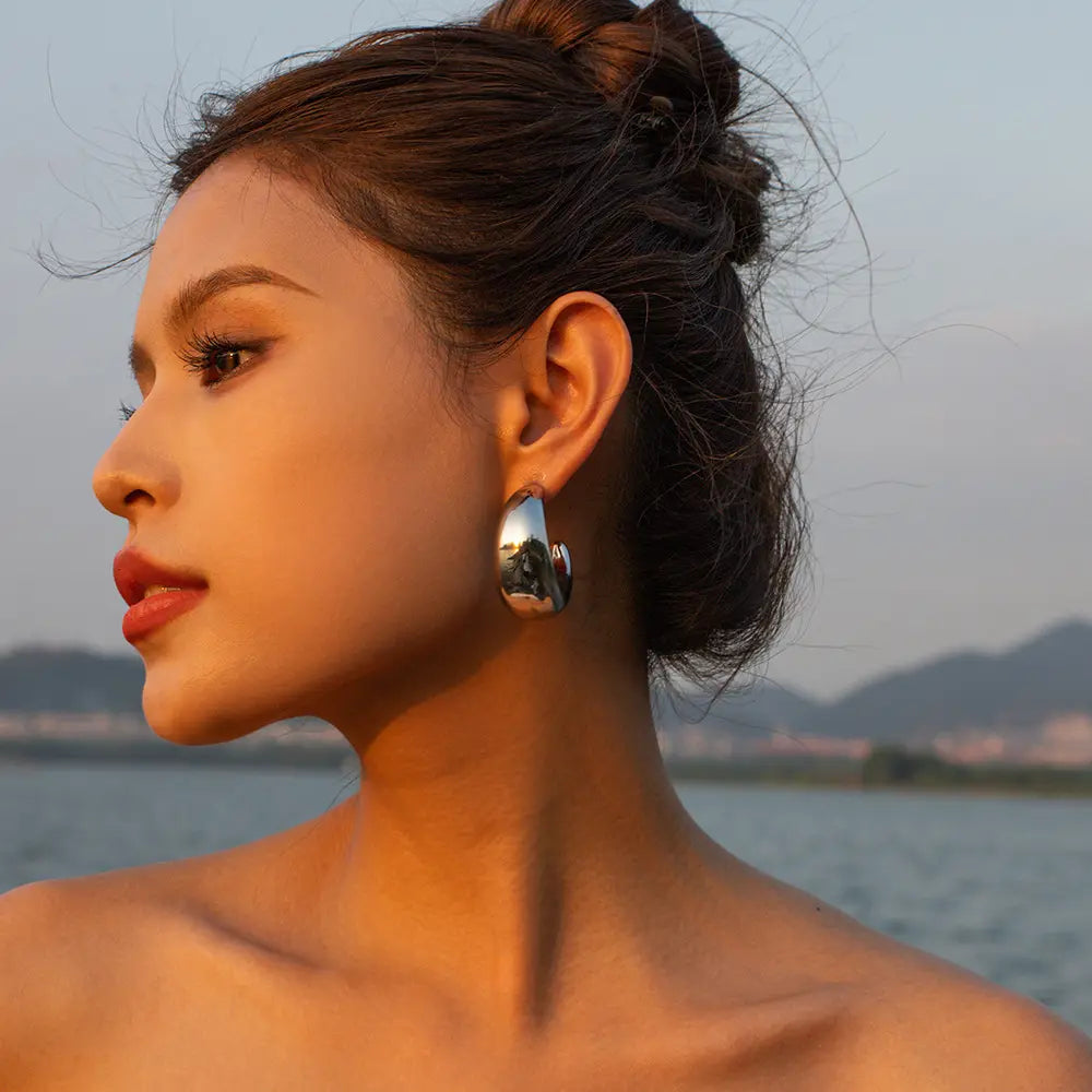 Moon Shaped earrings