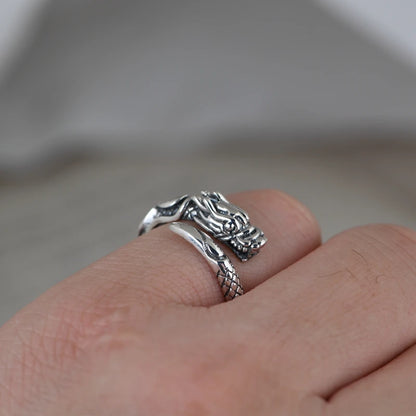 Retro Dragon Ring