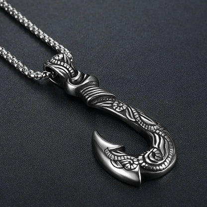 Viking Fish Hook Pendant