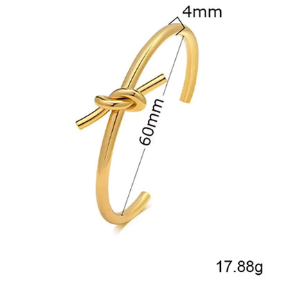 Knot Cuff Bangles Bracelet