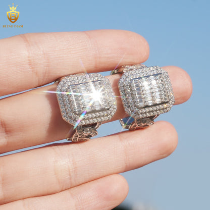 Infinity-style iced-out ring