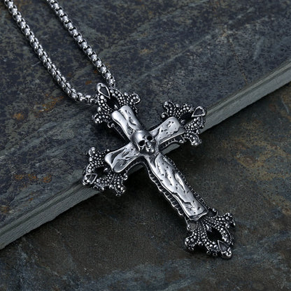Skull Cross Necklace