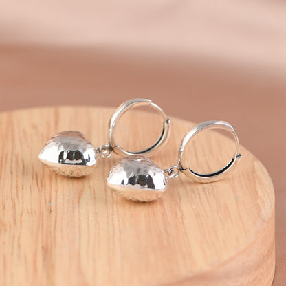 Heart Shaped Drop Earrings