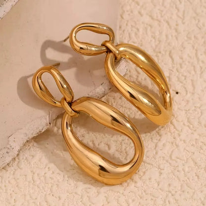 Irregular Shape Stud Earrings