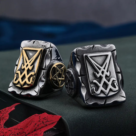 Lucifer Sigil Star Ring