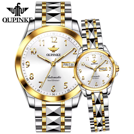 Gold Matching Watches For Couples