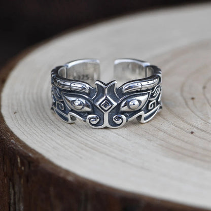 Silver Lion Ring