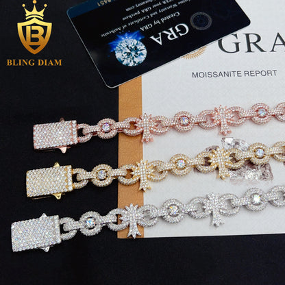 Cuban Cross Infinity Bracelet