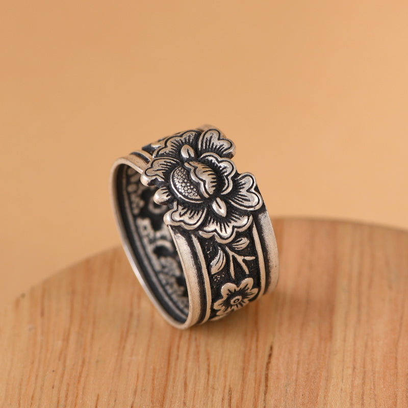 Peony Flower Ring