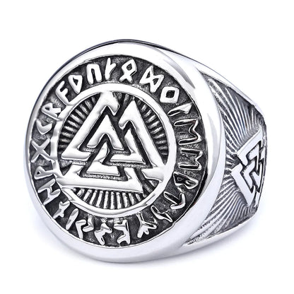 Valknut Amulet Signet Rings