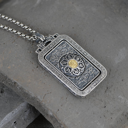 Buddhist Vajra Pestle Necklace