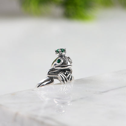 Crown Frog ring