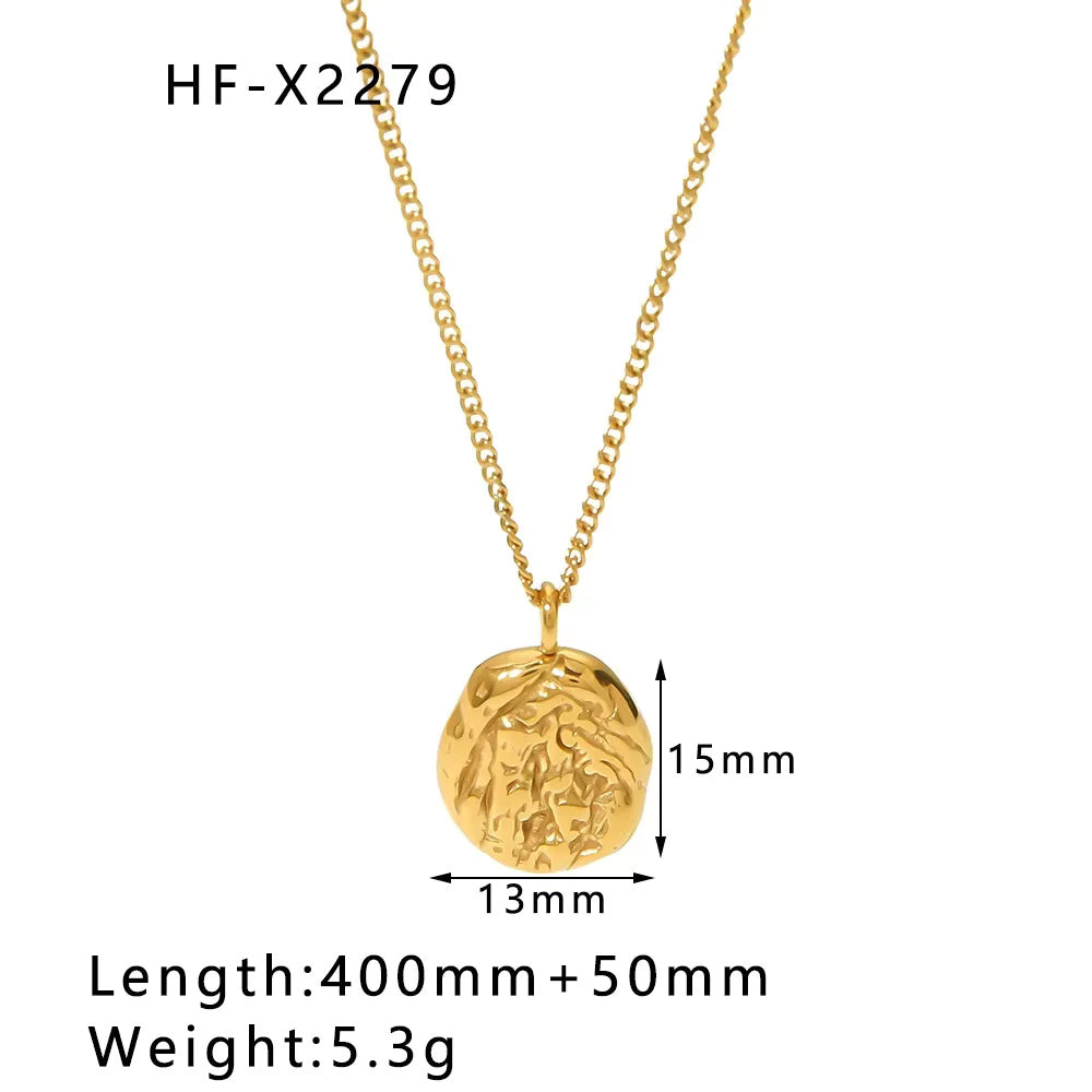 Gold Square Necklace