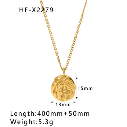 Gold Square Necklace