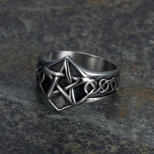 Pentagram Star ring