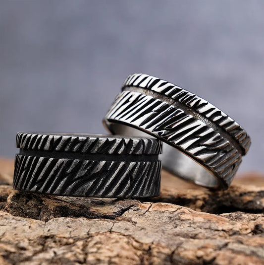 Tire tread wheel pattern Rings