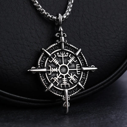 Vegvisir Rune Pendant