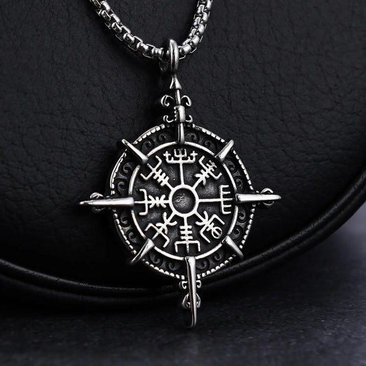 Vegvisir Rune Pendant