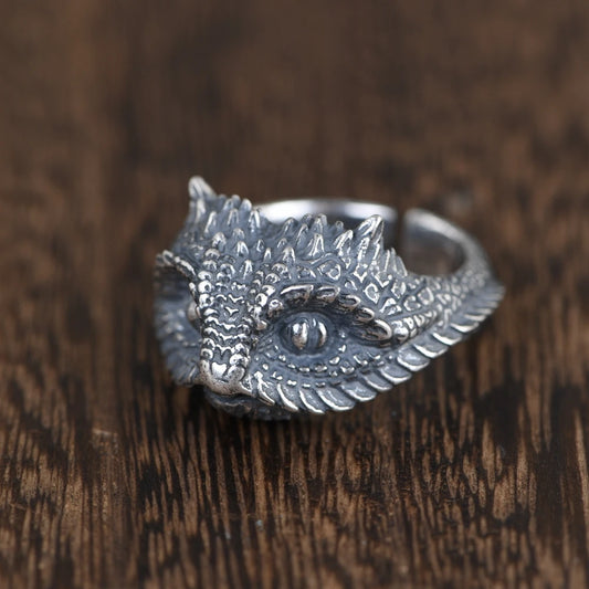 Silver Lizard Ring