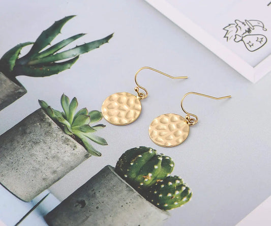 Coin Pendant Earrings