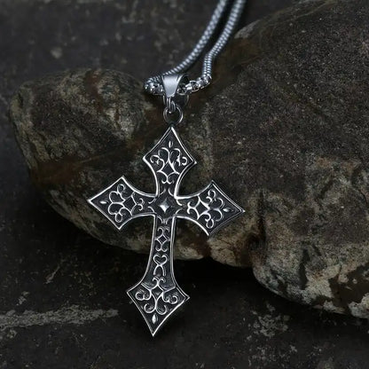 Vintage Christian Cross Necklace