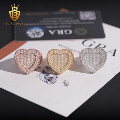 Heart-Shaped Moissanite Ring