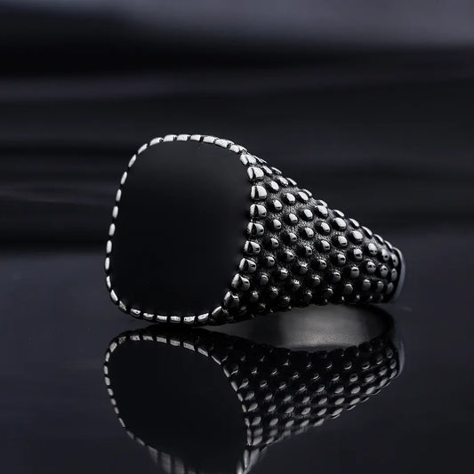 Black Stone Ring