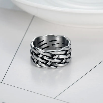 Silver Woven Band