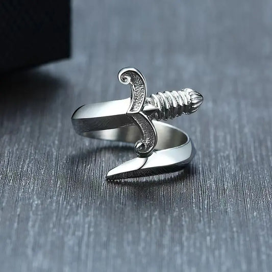 Silver Dagger Ring