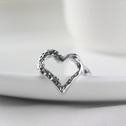 Hammer Heart Ring