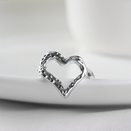 Hammer Heart Ring