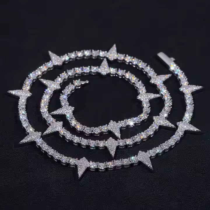 Spike Moissanite Set