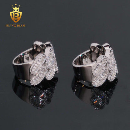 iced-out moissanite ring