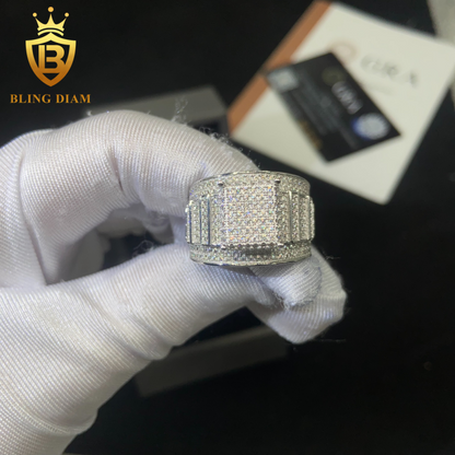Iced-out men’s ring