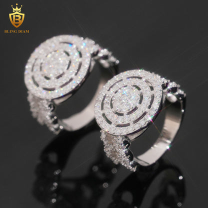 Designer moissanite ring