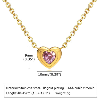 Gold Heart Necklace