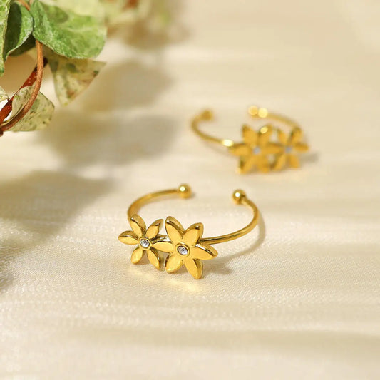 Gold Blossom Ring
