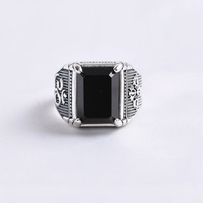 Retro Agate Ring