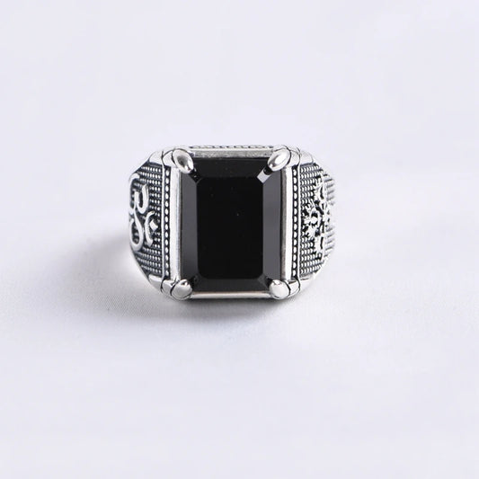 Retro Agate Ring