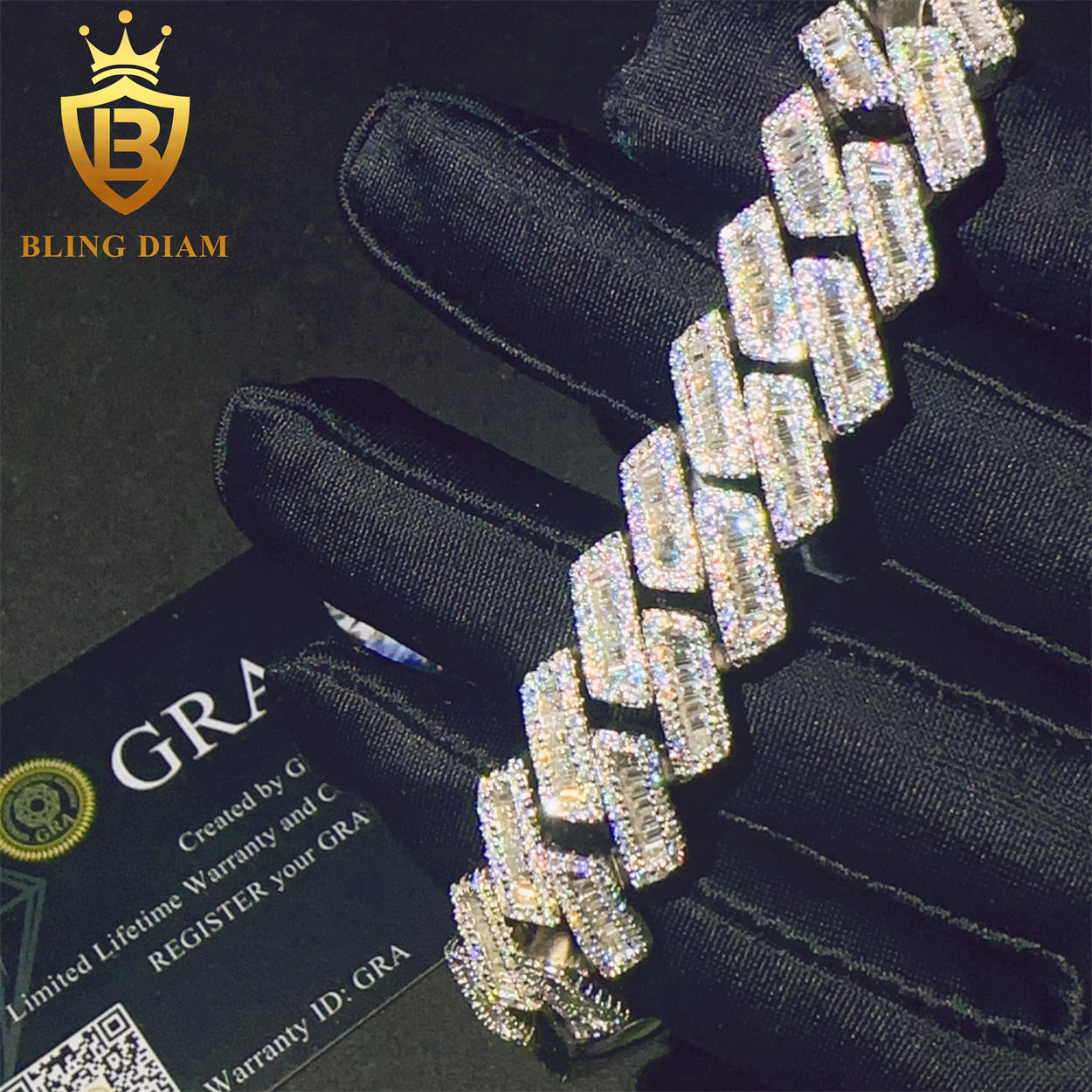 Iced Out Cuban Link Bracelet