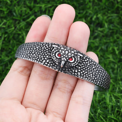 Owl With Red Eyes Bracelet