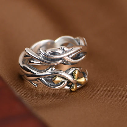 Sterling Cross Ring