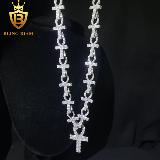 Double With Dainty Cross Chain