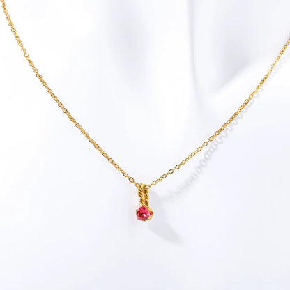 Zodiac Gemstone Necklace