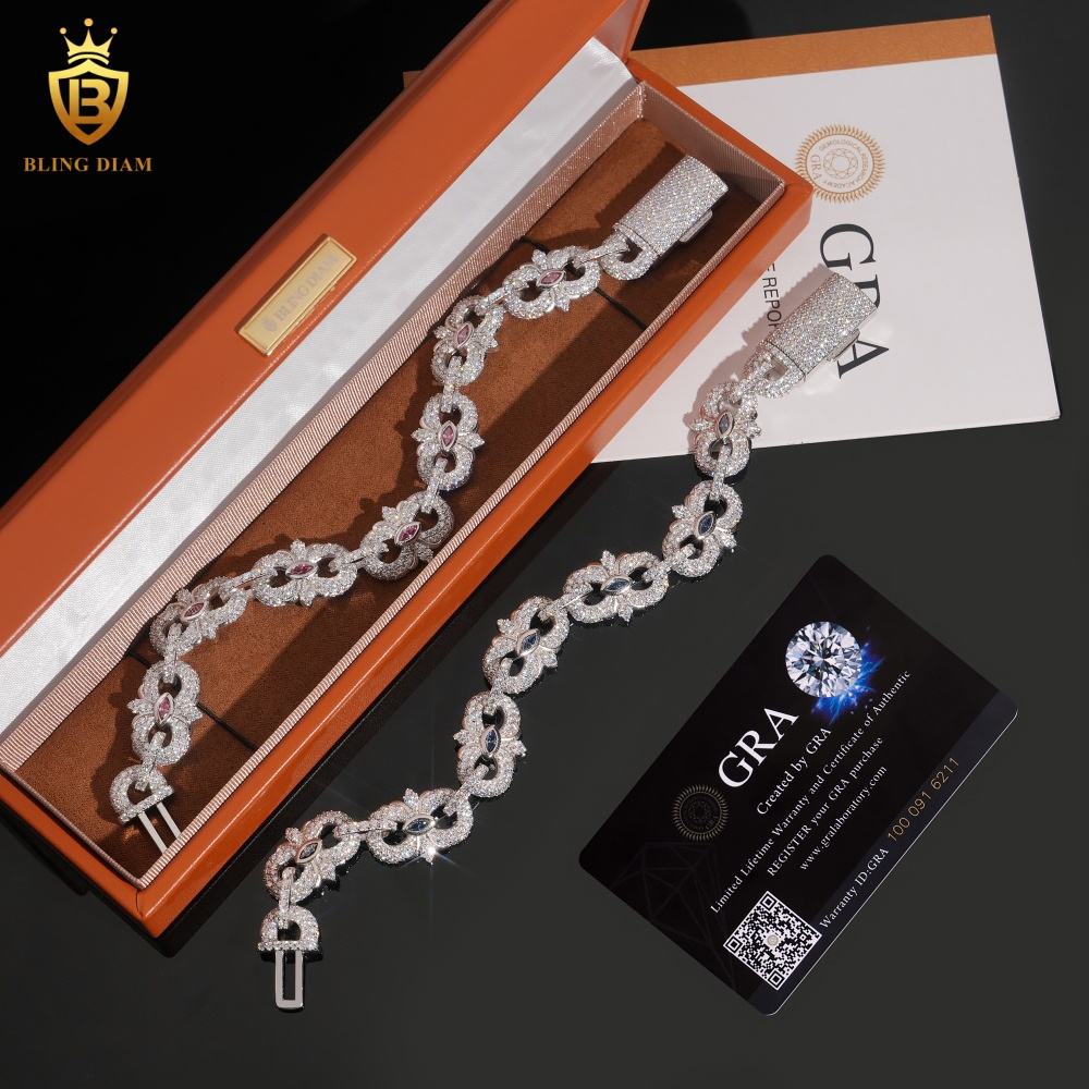 Marquise Cut Moissanite Bracelet