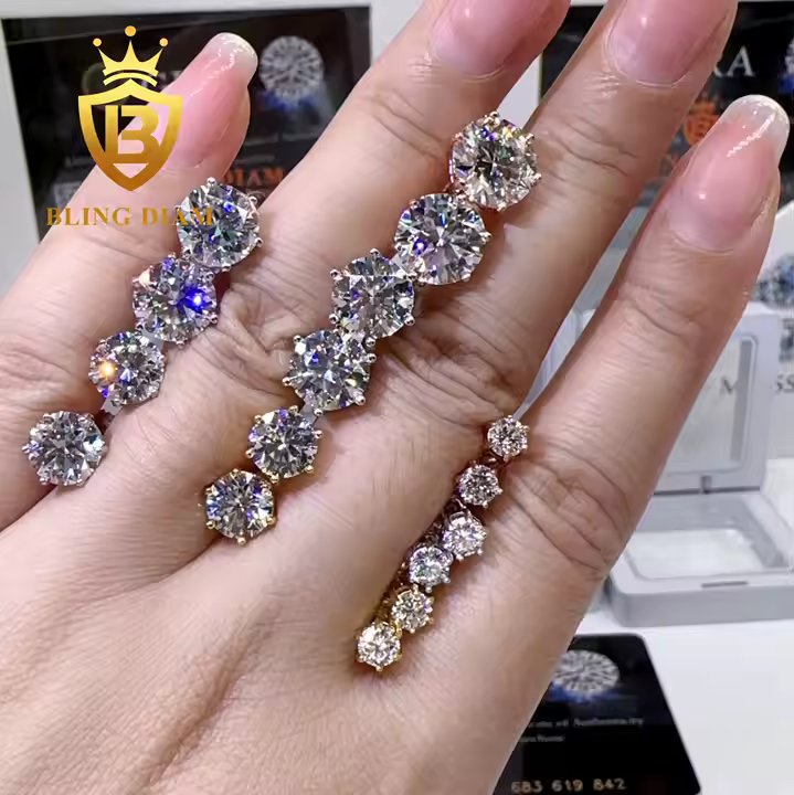 Moissanite Stud Earrings